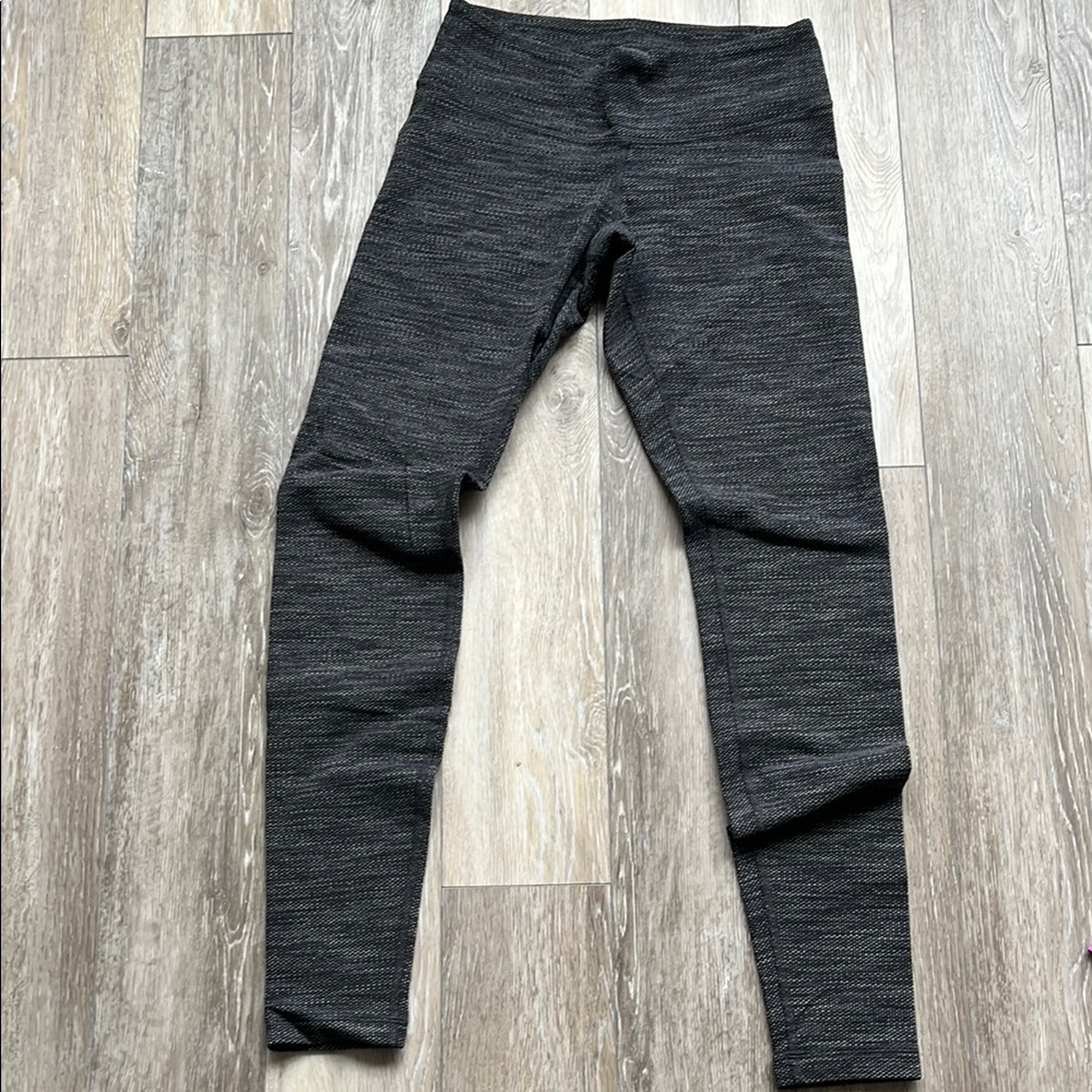 Lululemon Athletica Black Leggings Streamlined Fit Moisture-Wicking